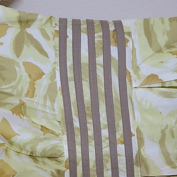 Eshakti Yellow Floral Short Sleeve Dress Size 16/XL - Picture 5 of 10